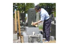 お墓参り(水洗い)・お掃除代行サービス(1回分)※3平方メートル以下の墓地【1377801】