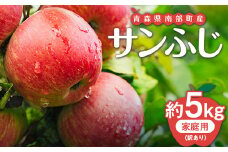 【訳あり】青森県南部町産りんご 家庭用サンふじ 約5kg【泉山果樹園】青森りんご リンゴ 林檎 アップル あおもり 青森 青森県 南部町 三戸 南部 果物 くだもの フルーツ 訳アリ わけあり 家庭用 規格外 3kg 以上 F21U-402