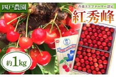 《農家直送》 さくらんぼ 「紅秀峰」 バラ詰め 約1kg 【四戸農園】 フルーツ王国 フルーツ 旬 果物 さくらんぼ サクランボ チェリー 青森県 南部町 三戸 南部 F21U-312