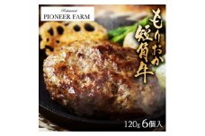 もりおか短角牛焼き上げハンバーグ 120g×6個入 湯煎【1549925】