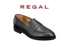 紳士ビジネスシューズリーガルREGAL JE02 23.5cm ローファー ブラック〈盛岡市産モデル〉