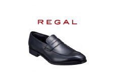 紳士ビジネスシューズリーガルREGAL 22ALBcm 24.0cm ローファー ブラック〈盛岡市産モデル〉