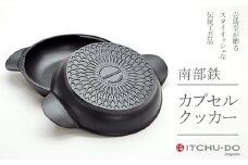 鉄分補給に最適 南部鉄器 カプセルクッカー【直火対応】【IH200V対応】