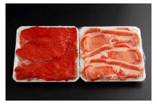 もりおか短角牛 もりおかあじわい林檎ポーク 各400g セット 詰め合わせ しゃぶしゃぶ用肉 すき焼き用肉 短角牛 和牛 牛 牛肉 豚 豚肉 和豚 お肉 肉 しゃぶしゃぶ肉 すき焼き肉 しゃぶしゃぶ すき焼き ヘルシー 贅沢 岩手 岩手県 盛岡市