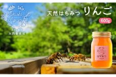 盛岡市 大西養蜂場 はちみつ りんご 600g  非加熱 天然蜂蜜 天然 蜂蜜 ハチミツ 国産 リンゴ 林檎 りんごはちみつ 国産はちみつ 非加熱はちみつ 非加熱 瓶 瓶詰め 岩手 岩手県 盛岡市 