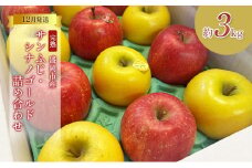 先行予約 りんご 完熟 サンふじ ジョナゴールド 3kg 8～12玉 セット 詰め合わせ 完熟りんご 林檎 リンゴ 果物 フルーツ 旬の果物 旬のフルーツ 季節の果物 季節のフルーツ 岩手りんご 岩手 岩手県 盛岡市
