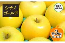 盛岡から「農で人をつなぐ」藤与果樹園：シナノゴールド3kg フルーツ 果物 旬のフルーツ 旬の果物 旬 冬 岩手 盛岡 産地直送 玉数指定不可 詰め合わせ 岩手 盛岡