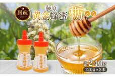 藤原黄金蜂蜜 栃 計240g はちみつ とち 国産 単花蜜 朝しぼり 完熟 ハチミツ パン 菓子 トースト ホットケーキ ヨーグルト 調味料 隠し味 お取り寄せ ポリ容器 常温 常備 送料無料 藤原養蜂場 岩手県 盛岡市