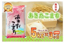 無洗米 定期便 3ヶ月 あきたこまち 5kg 白米 米 お米 コメ お米マイスター お米マイスター厳選 無洗米秋田こまち 秋田こまち 3回 お楽しみ 岩手 岩手県 盛岡市