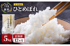 【先行予約/12ヶ月連続定期便】令和7年産新米 岩手県産 ひとめぼれ 5kg×12回 米 盛岡産 お米 白米 精米 ブランド米 単一原料米 5キロ こめ コメ おこめ ご飯 ライス 東北 岩手 岩手県 盛岡市