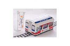 ＜三陸銘菓＞元祖いかせんべい 三鉄車両箱ギフトボックス　〔2枚入×8袋〕×3箱【1002531】
