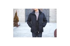 The authetic down jacket　スーパーオーム BLACK　Lサイズ【1274399】