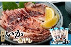 イカ一夜干し3枚入×3p【1610235】