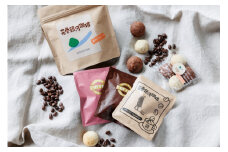 【思いやり型返礼品】自家焙煎「花巻銀河珈琲」コーヒー豆＆お菓子セット 【278】