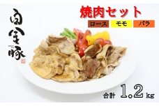 白金豚（プラチナポーク）焼肉セット（1.2㎏） 【514】