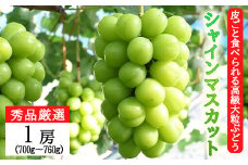 ＜2025年予約受付！＞秀品厳選！シャインマスカット１房ギフト化粧箱入 【952】