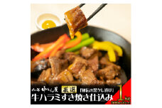 肉の匠 中むら屋厳選 牛ハラミ すき焼き仕込み「秘伝の黒タレ漬け」」1kg（500g×2パック）【1359】