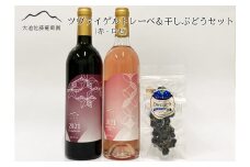 大迫佐藤葡萄園ツヴァイゲルト2本セット（赤・ロゼ・干しぶどう） 【1395】