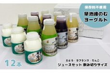 早池峰のむヨーグルト・ジュースセット 飲み切りサイズ（B-2）　 【1551】