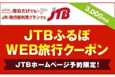 【花巻市】JTBふるぽWEB旅行クーポン（3,000円分）
