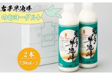 早池峰のむヨーグルト 720ml×2本セット 【1975】