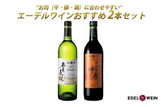 エーデルワイン お肉に合うおすすめワイン2本セット 赤ワイン 白ワイン 【1981】