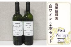 高橋葡萄園 白ワイン 2本セット ファーストヴィンテージ2015 リースリング・リオン フロイデ 【2127】