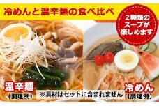 冷めん・温辛麺セット 10食 冷麺 温麺 めん 黄金製麺所 岩手県 北上市 D0427