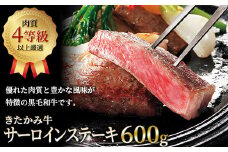 きたかみ牛　サーロインステーキ　300g×2枚　牛肉 肉 ステーキ 厚切り お歳暮 贈答用 ギフト のし 対応  熨斗  西部開発農産 岩手県北上市 I0016 ※2025年5月より金額変更となりました