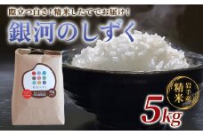 令和6年産 新米  銀河のしずく 5kg 【農薬節約栽培】せいぶ農産米 岩手 ブランド米 岩手県 北上市 C0541 国産 R6年 産 お米 こめ ライス 