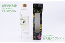 クラフト ジン 「WA  KUWACHA」 JAPANESE CRAFT GIN ( 720ml × 1本 ) さくらブルワリー 岩手県 北上市 D0234 クラフトジン 桑茶 柚子 風味 ゆず ユズ 北限のゆず 使用 お酒 スピリッツ