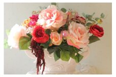 バラの香り 空気をきれいにするアートフラワー インテリア 光触媒 プレゼント ギフト 花 贈り物 あとりえヒロ 岩手県 北上市 K0043