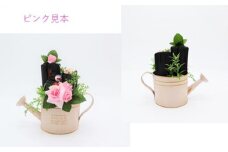 【炭の詩】　ジョーロ （ピンク）脱臭 消臭 除湿 脱臭剤 除湿剤 セット ディスプレイ 空気清浄 浄化作用 消臭 インテリア オブジェ リラックス 手作り 雑貨 母の日 父の日 プレゼント 贈り物 プチギフト ぐりーん☆ぐれーす 岩手県 北上市 C0120-01
