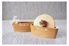 【貝象嵌】 山桜 木製 スタンド(さくら) 木工品 ハンドメイド 贈り物 ギフト プレゼント 岩手県 北上市 夢工房  C0602 かわいい 工芸品 雑貨 インテリア 収納