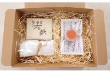 紫香房ギフト�@（ 桜膏 5g１個、石鹸 Ｓ45g１個）　無添加せっけん  無添加 石油系化合物不使用 シャンプーバー 生薬 アースライズ 岩手県 北上市 C0400