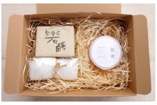 紫香房ギフト③（桜膏30g１個、石鹸Ｍ 80g１個）無添加せっけん  無添加 石油系化合物不使用 シャンプーバー 生薬  アースライズ 岩手県 北上市 E0179
