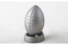 【鉄分補給に！】 岩鉄鉄器 の 鉄たまご 【鉄闘球(ラグビーボール型) 台付き】 × 1個 鉄分 補給 鉄タマゴ 鉄玉子 かわいい 鉄器 岩手県 北上市 C0454