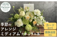 フラワーアレンジメント ミディアム 【 ナチュラル 系 】
