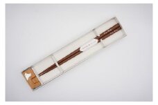  貝象嵌 箸 1膳セット「アシアト」 イヌ はし 箸 食器 ナチュラル 天然 無垢材 木材  犬 貝象嵌 夢工房 岩手県 北上市D0443  プレゼント 贈り物 お祝い 誕生日 母の日 クリスマス 敬老の日