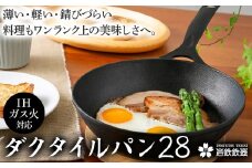 鉄 フライパン ダクタイルパン28cm 錆びにくい 岩鉄 鉄器 BBQ アウトドア キャンプ 直火 テフロン より長持ち IH対応 簡単メンテナンス 岩手製鉄 岩手県 北上市 L0105