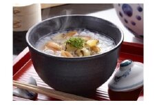 簡単調理！非常食にも！「海鮮ぞうすい4食セット」（海女の磯ぞうすい250ｇ×2、焼きほたてぞうすい250ｇ、いちご煮ぞうすい250ｇ）うに つぶ ほたて 国産米 海鮮 海女 磯 雑炊 加熱済 時短 湯煎 ごはん 常温 長期保存 備蓄 保存食 ギフト 贈りもの 送料無料