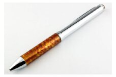 【久慈産琥珀(天冠部分)使用】琥珀ボールペン