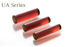 【苗字：吉相体】【琥珀印章】ユニカラーアンバー１３.５ｍｍ【※最大３文字まで※】