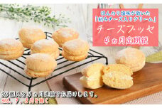 【定期便４カ月】こだわりの窯焼き「チーズブッセ」１０個入×４ヵ月連続お届け