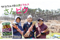 酸味ひかえめで「うまマイルド」！さんピクー北三陸山菜ピクルスー１本