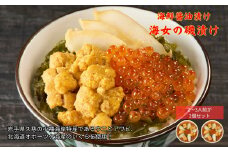 「海女の磯漬け 250g×2箱セット」海鮮 醤油漬け 海の幸 丼の具 うに あわび めかぶ いくら ミックス ギフト 個包装 詰め合わせ 時短 おかず ごはん お茶漬け 冷凍 長期保存 人気 ランキング おいしい おつまみ