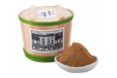 大徳屋麹店の 粒 味噌 ３kg 木樽 詰め