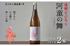 遠野 どぶろく 河童の舞 （うまくち） 720ml 2本 セット 【どぶろく特区第一号 岩手県遠野市】  お酒 にごり酒 濃厚 手作り 無濾過 贈答