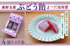 【遠野銘菓】 ぶどう飴 8個【 まつだ松林堂 】