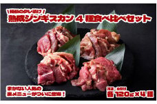 秘伝 の タレ漬け 熟成 ジンギスカン 4種 食べ比べ セット 【元祖「あんべ」 遠野ジンギスカン 】ラム肉 羊肉 仔羊肉  ヘルシー 味付 冷凍 小分け 【8/22より順次発送】